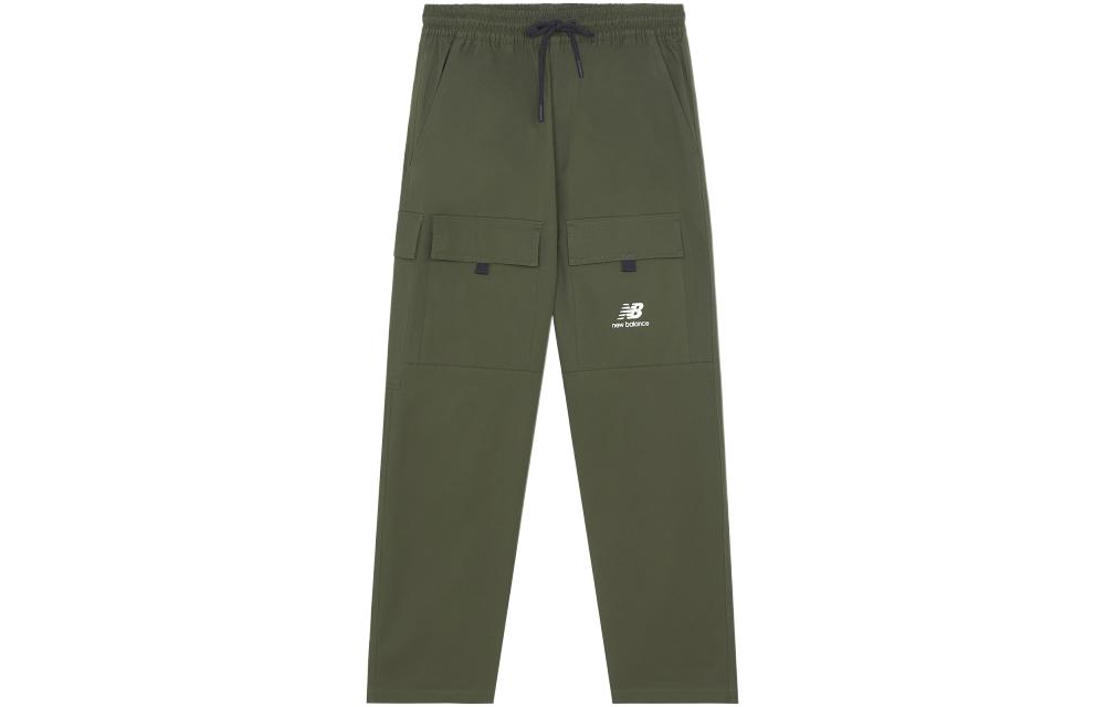 New Balance Knitted Sweatpants Men s Army Green Moderate Cargo Pants AMP13396-ECL S