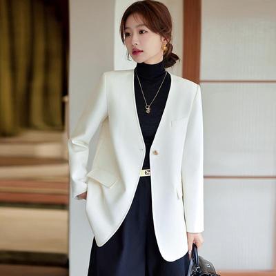 Stylish White Blazer for Women, Perfect for Casual and Formal Occasions