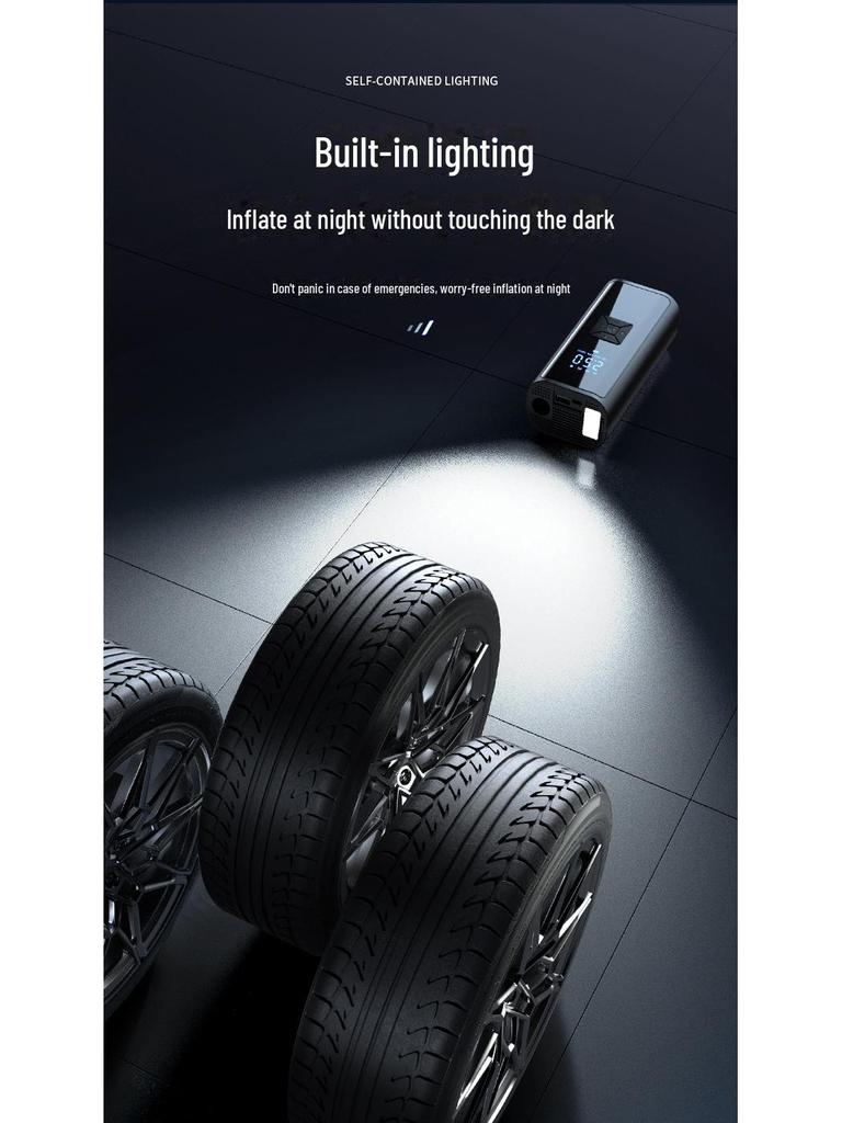 Wireless USB Rechargeable Lithium Car Tire Air Pump
