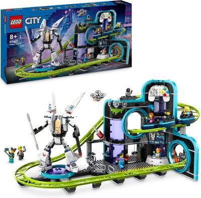 LEGO City 60421 Robot World Park with Roller Coaster