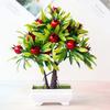 Elens Store 1Pc Artificial Fruit Orange Tree Bonsai Home Office Garden Desktop Party Decor