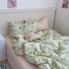 2026 Korean Cartoon Student Cotton 40TC Duvet Cover Set Ins Style Bedding