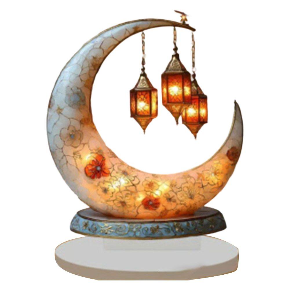 

Flat Acrylic Ornament with Moonlit Castle Imagery for Thoughtful Integration into Neutral-Toned Home and Office Environments