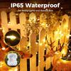 Waterproof Battery-Operated LED Fairy String Lights with Remote - Copper Wire Star Garland for Decoration