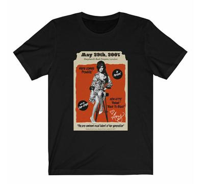 Nadchodzą kłopoty Koszulka Amy Winehouse Klasyczna Czarna Unisex