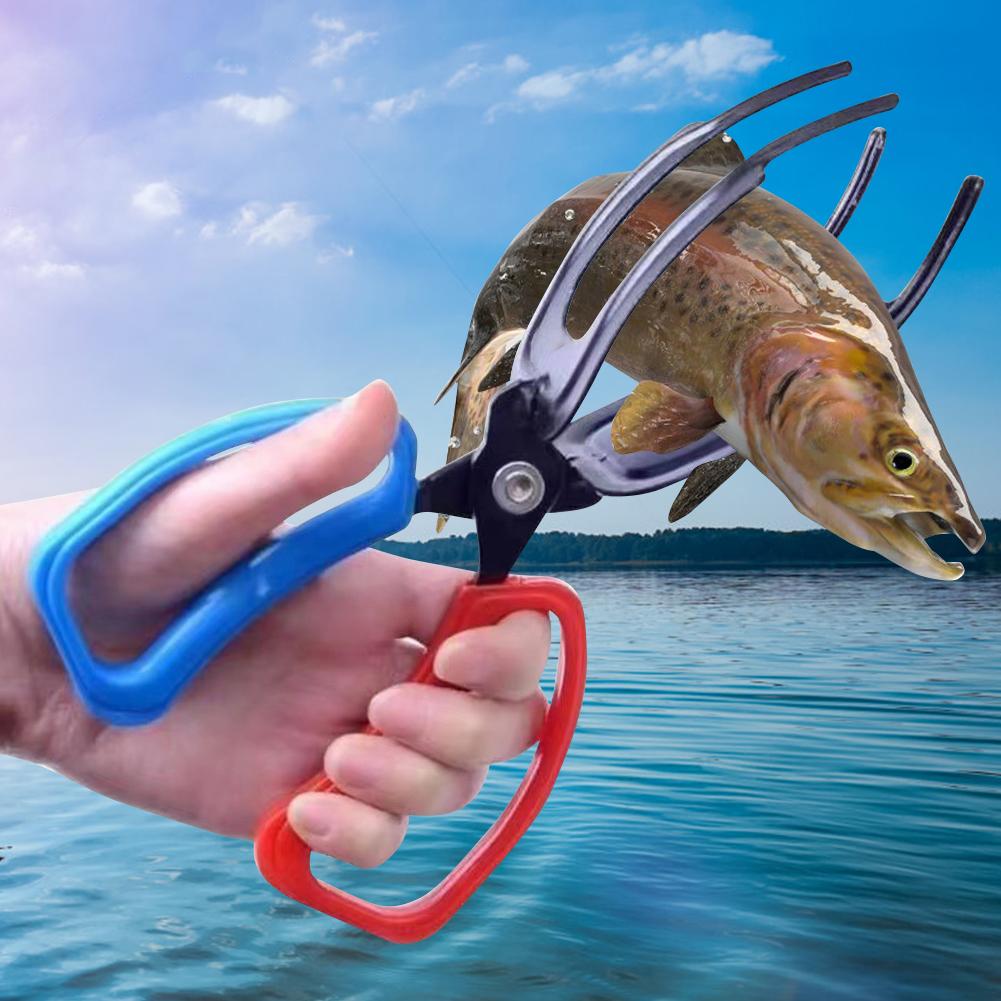 2/3 Claw Angling Fishing Pliers Multifunctional Fish Controller Tongs ABS Fish Pliers Gripper Fishing Tools Tackle