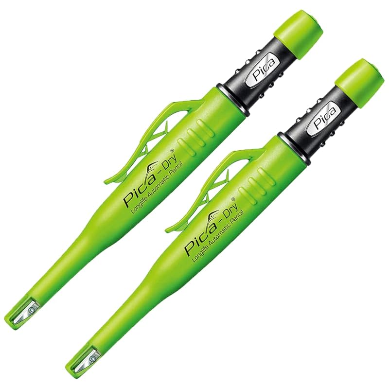 Pica Marker Company Pika Marker Architectural Mechanical Pencil Round Core 2.8mm Black 2B 3030 Set of 2 Bulk Sale