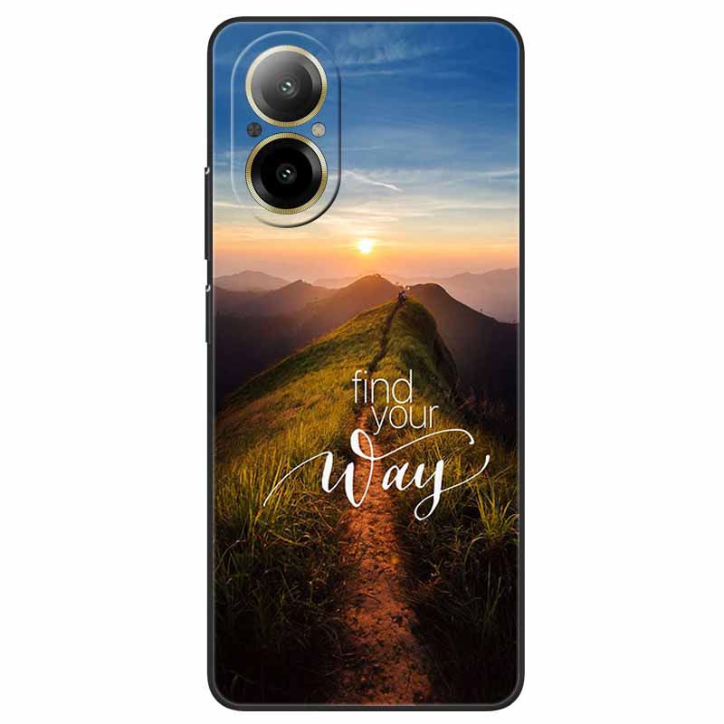 For Realme C67 4G Case Animals Painted Black TPU Silicone Soft Bumpers for RealmeC67 4G C 67 RMX3890 Phone Covers Wolf Cool Bags