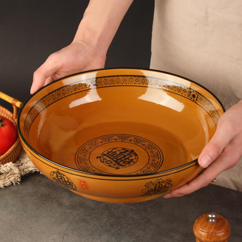 12-inch Chinese Ceramic Serving Bowl