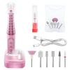 6-Speed Portable Nail Drill 18000RPM - Professional Manicure Grinder for Polish & Acrylic Removal