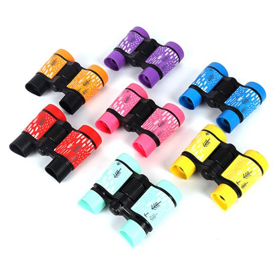 Kids Binoculars Cognitive Ability Anti Slip Vibrant Color High-Resolution Small Telescope Toy