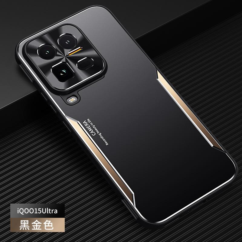 Applicable VIVO IQOO15Ultra metal blade mobile phone case IQOO15 matte IQOO13 anti-drop protective case