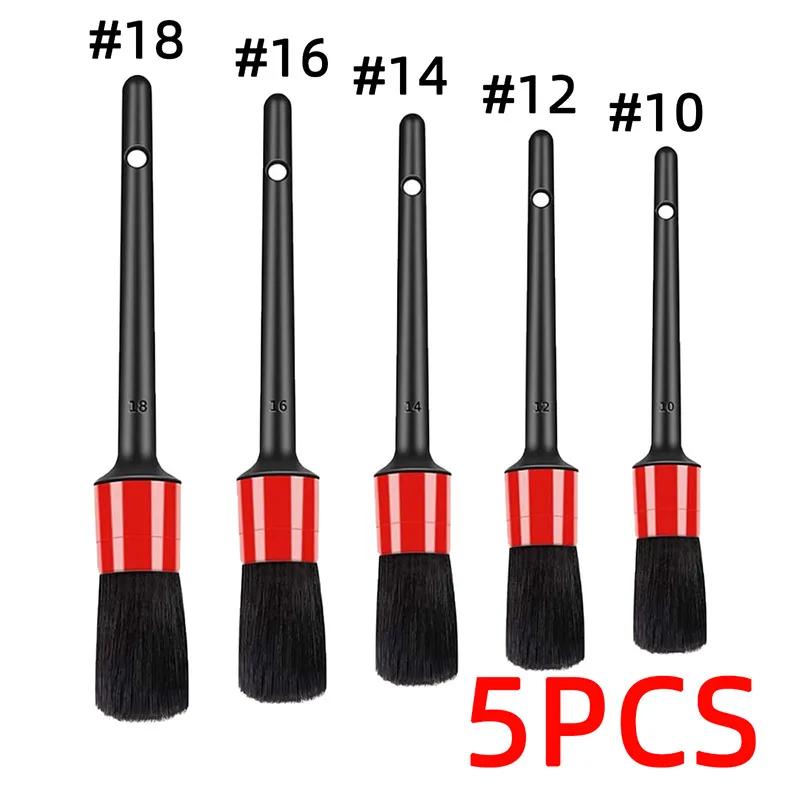 

3/5 шт. Щетка для мытья автомобиля, небольшие инструменты для чистки салона автомобиля, щетка для чистки воздуховода кондиционера, автомобильная щетка для колес