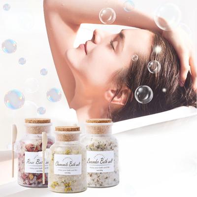 Cleansing and Moisturizing Bath Salts Rose Dried Flower Bath Salts Foot Bath Products Bath Soak 2 In 1