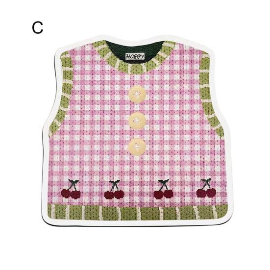 Mouse Pad Wear Resistant Anti-slip Thickened Creative Cute Knitted Sweater Keyboard Mouse Pad Decoration
