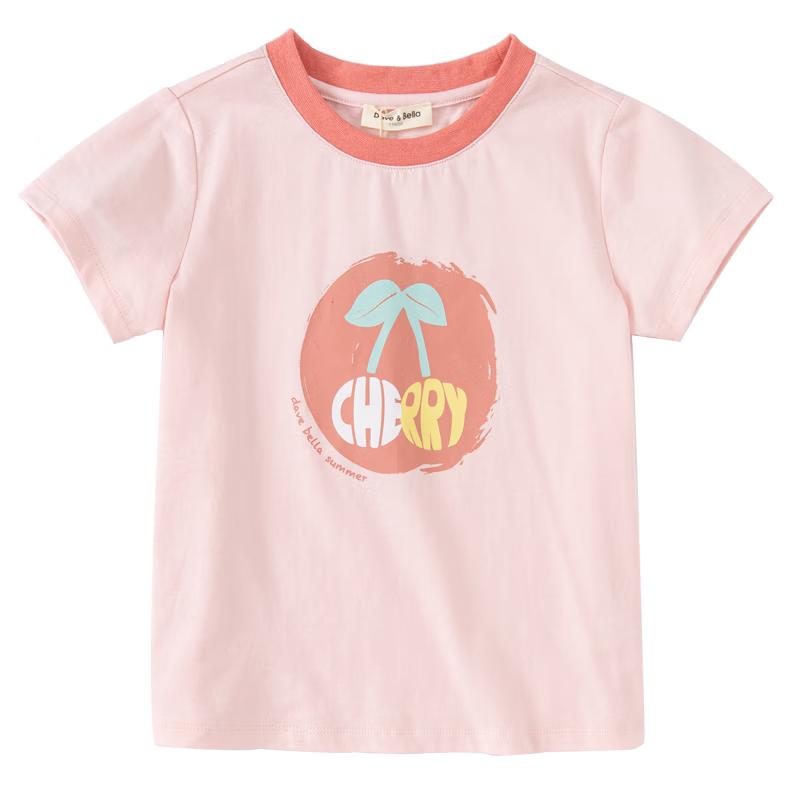 

DAVE & BELLA Girls Cartoon Short Sleeve T-Shirt 150cm