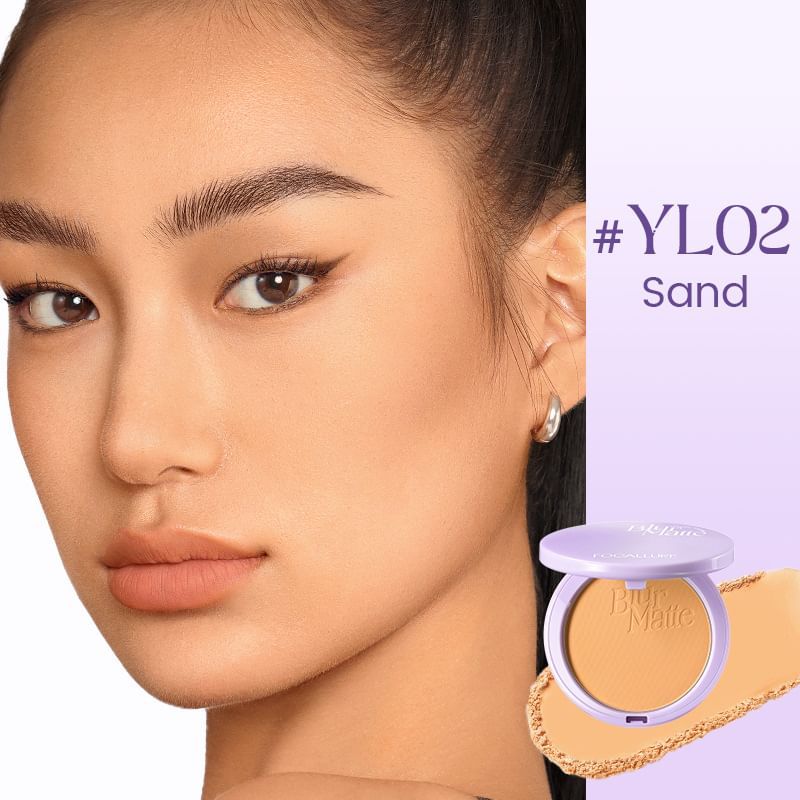 FOCALLURE - Blur Matte Pressed Powder - 3 Colors