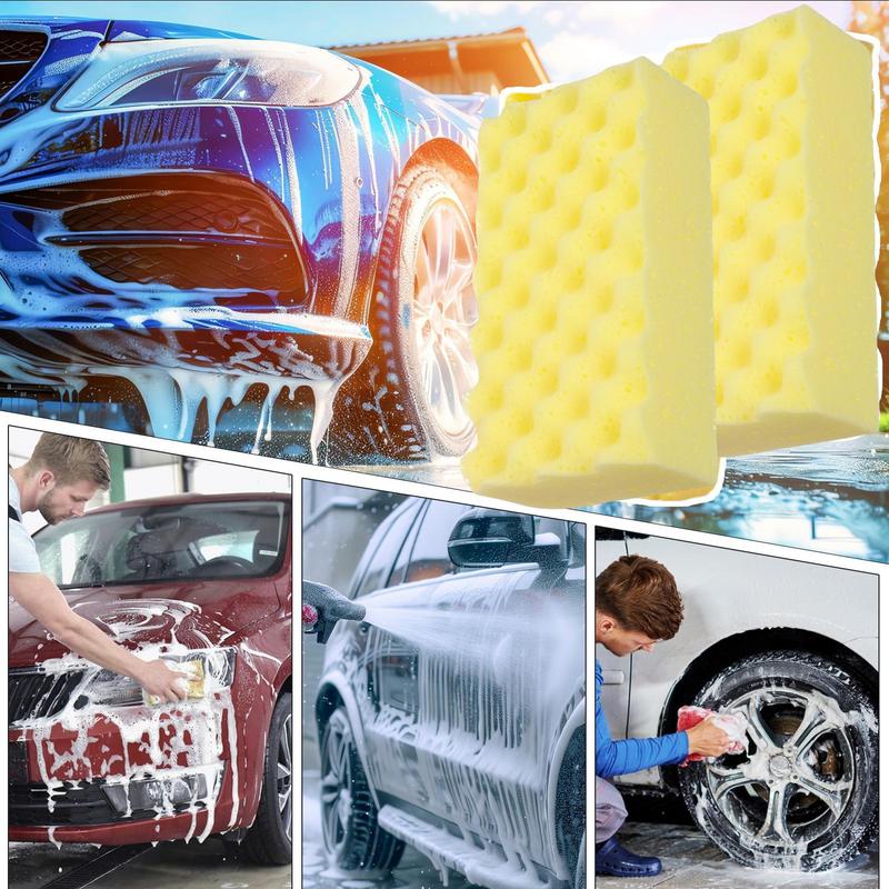 1PC Car Wash Sponge Large Sponges High-density Car Washing Sponge Block Auto Detailing Foam Cleaning Tools Car Accessories