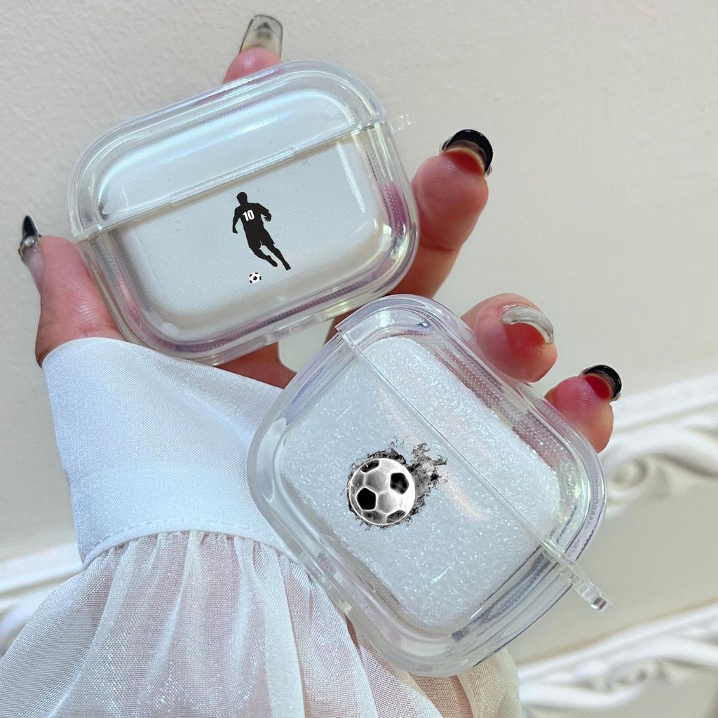 Soft Case for Apple Airpods 2 1 Earphone Cases With Hook Argentina Flag Soccer 10 For Airpod Pro 3 Pro2 Clear Protective Covers