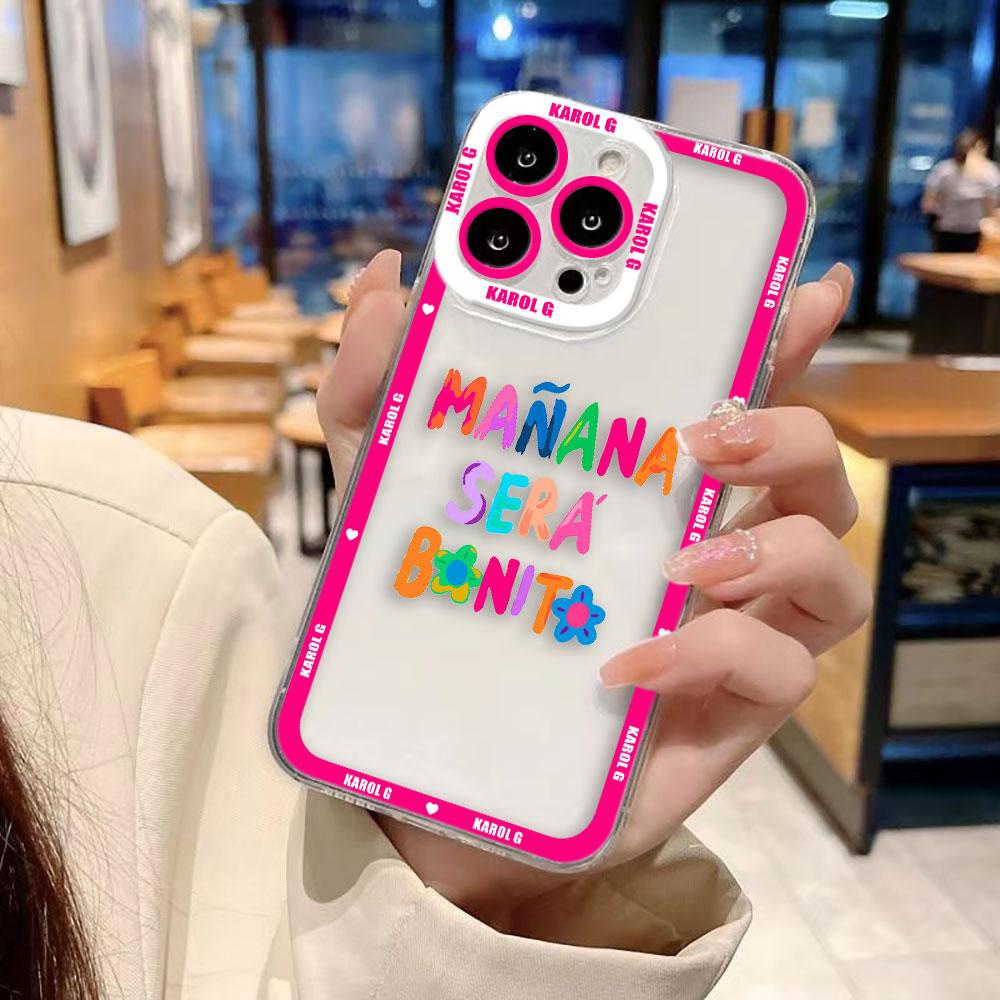 Sera Bonito K-Karol G Manana Phone Case For Samsung A57 A07 A36 A26 A56 A16 A06 A55 A35 A25 A15 A05 A54 A34 A24 A14 Clear Cover