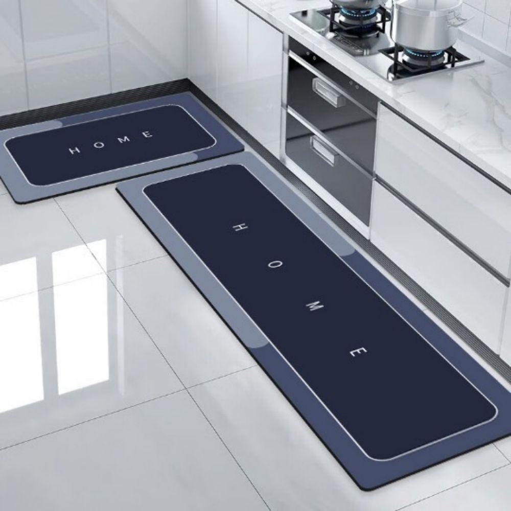 

VIKAMA Modern Kitchen Floor Anti-slip Water Absorbing Pad, Doorway Stain-resistant Siliceous Mud Floor Mat, Bathroom Floor Mat 40x60cm 16x24inch