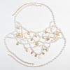 Holiday Beach Shell Starfish Alloy Pendant Waist Chain Sexy Pearl Beaded Body Chain