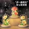 City Creativity Potted Plant Tulip Lily Gardenia Rose Micro Building Blocks Bricks Model Home Decoration Toy For Kids