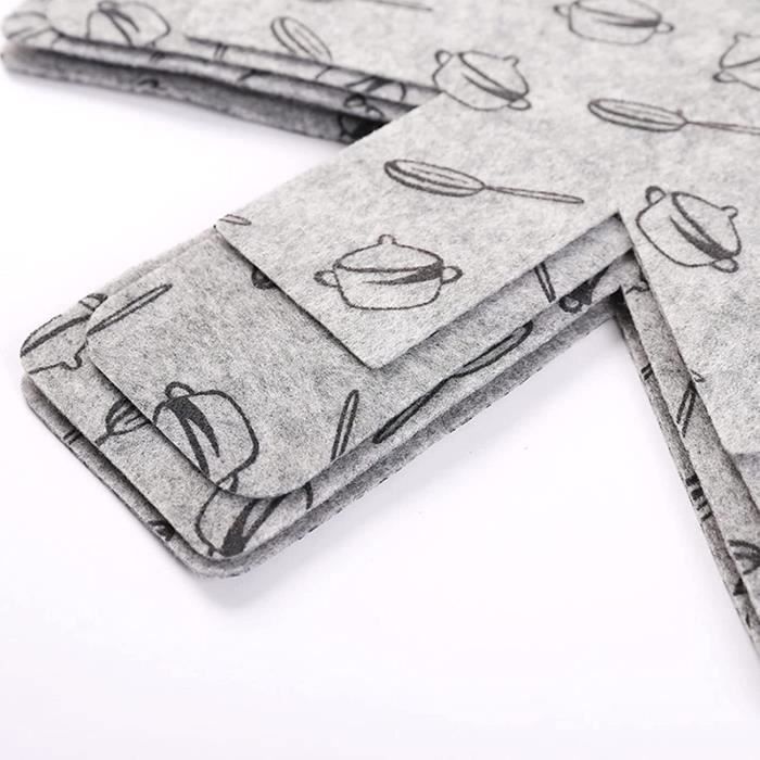 12pcs Protège Casserole Séparateur 3 Tailles Poele Protection Protection de Séparation des Casseroles Protections de Mul SEPARATEUR