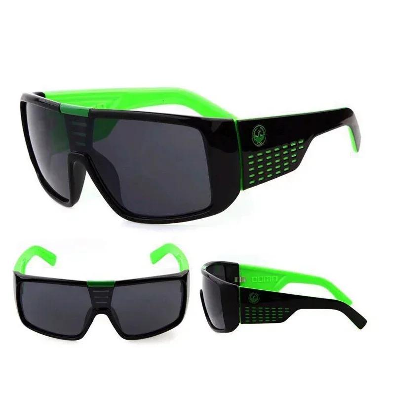 Oversized Dragon Domo Sunglasses For Men Women Brand Design Cycling Sports Sun Glasses Fashion Vintage Male Eyewear Goggle