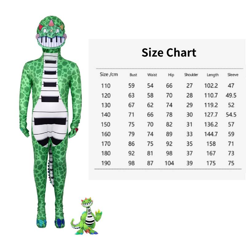 Playtime4 Cosplay Poppy Monster Costume Halloween Performance Costume Jumpsuit