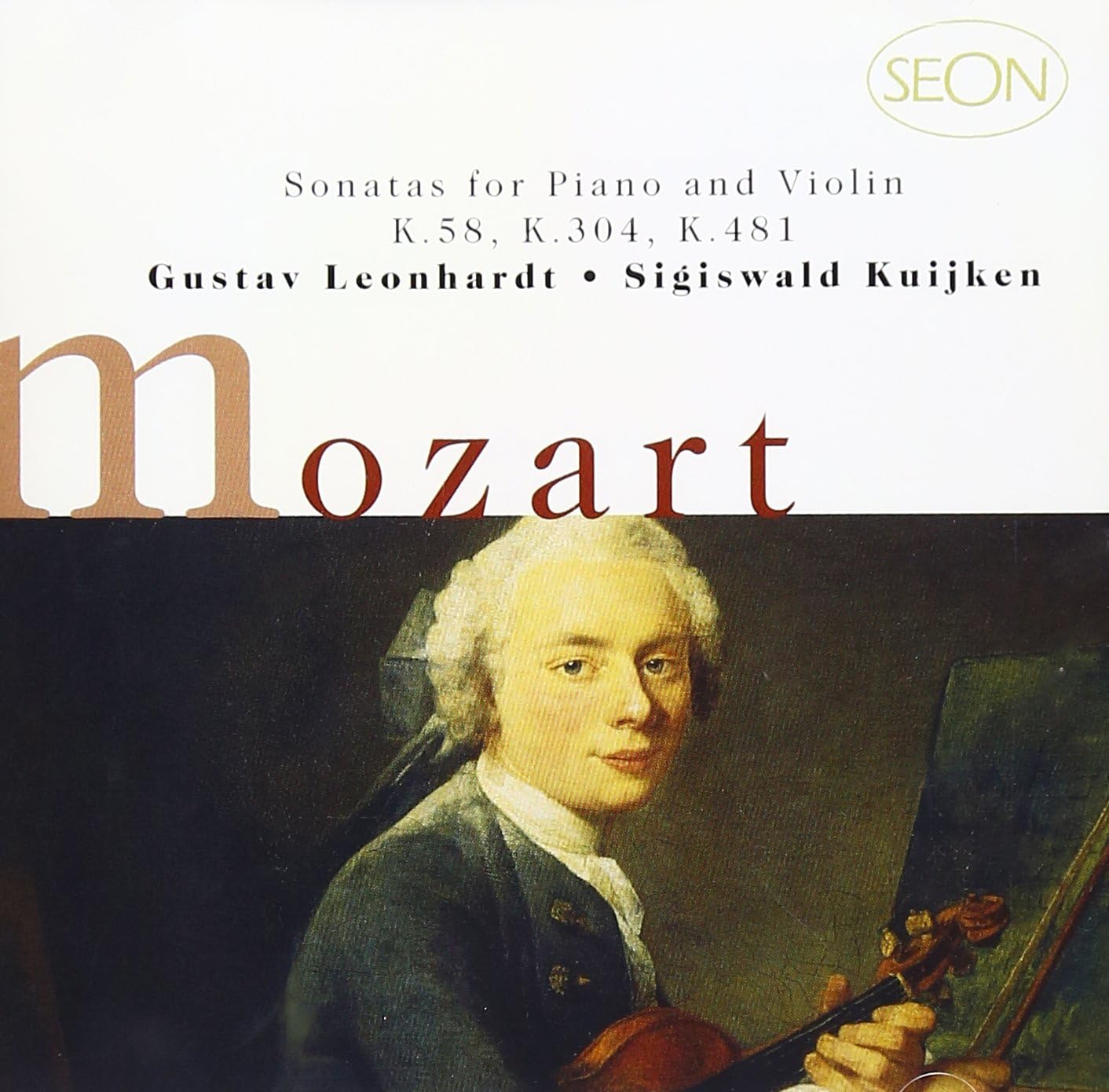 

CD KUIKEN (SIGISWALD), MOZART; LEONHAR - Mozart: VN Sonatas SRCR2112PROMO Japan Classical Used