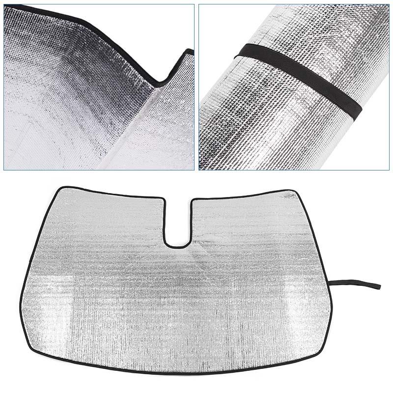 Car Front Windshield Sunshade Window Shade Foldable Sun Visor Cover Fit For Jeep Compass 2017 Up Car Interior Accessories,1 pc