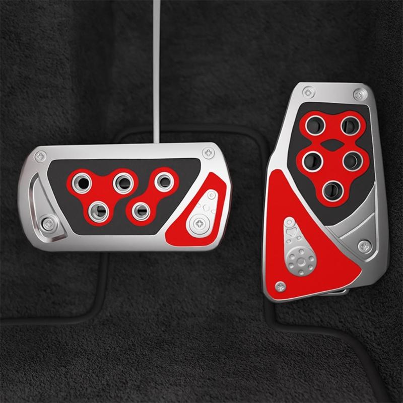Universal Anti-slip Automatic Gear Brake Accelerator Non-Slip Foot Pedal Pad Cover Car Accessory Footrest Interior Parts