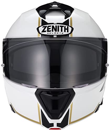 Yamaha Motorcycle Helmet System YJ-21 ZENITH Sun Visor Model Graphic GF-02 Pearl White, Size S (55-56cm), 90791-2369W