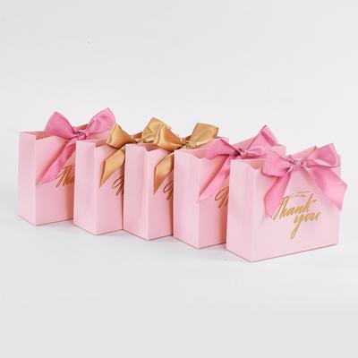 24Pcs Thank You Gift Bags Wedding Favors for Guests Cookie Candy Packaging Box Kids Birthday Party Baby Shower Decor Supplies