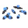 23/50pcs Drip Irrigation Connector Kit For 16mm Garden Hose, Easy Install Watering Fittings With Valves And Stopper