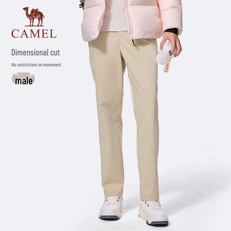 CAMEL Outdoor Water-Repellent Straight-Leg Casual Pants