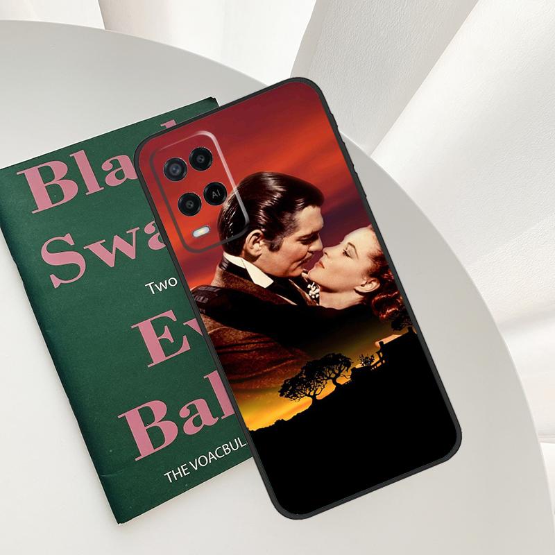 Gone With The Wind Movie Case For Oppo A15 A16 A17 A52 A72 A76 A96 A54 A74 A94 A54S A57S A58 A78 A98 A57 A77 Cover