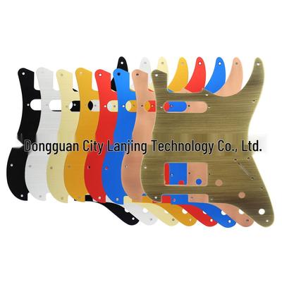 Aluminum Alloy Electric Guitar Pickguard - SSH Configuration, Various Colors