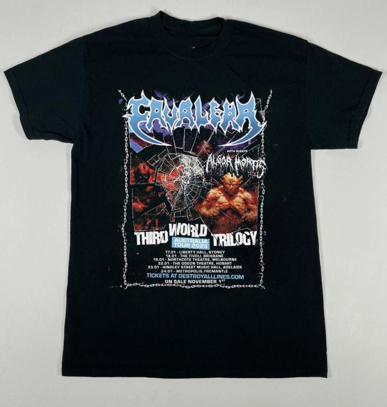 Cavalera Conspiracy Tour 2025 Collection All Size S to 5XL Tshirt Unisex T-Shirt S