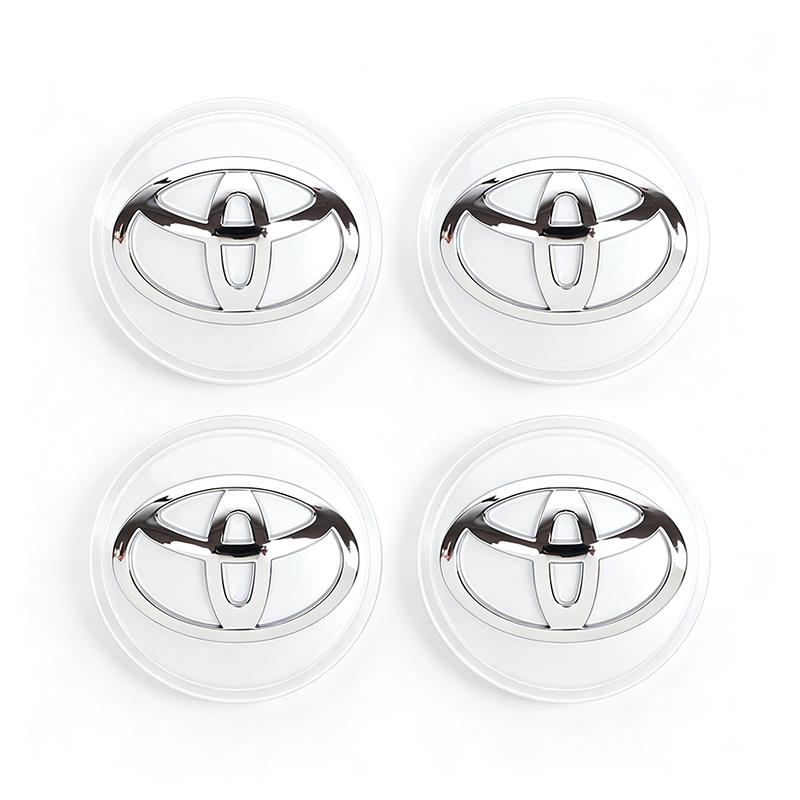 4Pcs 56/62mm Toyota Car Wheel Center Hub Cap Accessories For Toyota GR Corolla Yaris Aygo Prius RAV4 Crown CHR Camry Auris Verso