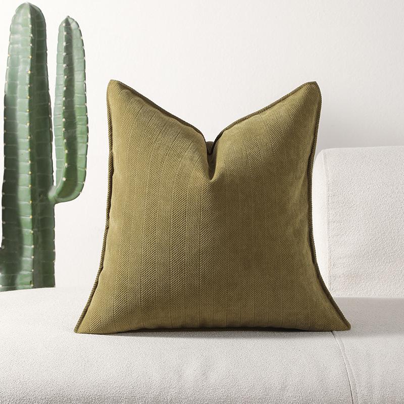 New Herringbone Edge Sofa Pillow Cushion Cover