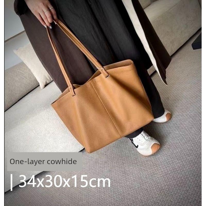 [Clearance Special Offer] First Layer Cowhide Women Bag Genuine Leather Bag Skeleton-Skin