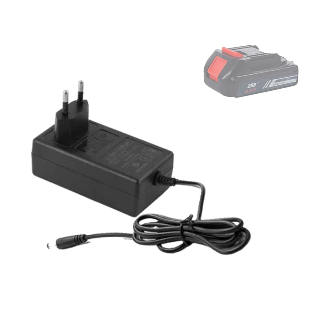 21V Lithium Battery Charger 1A for 18V 21V Makita Electric Drill Polishing Machine Lawn Mower Intelligent Power Adapter EU Plug
