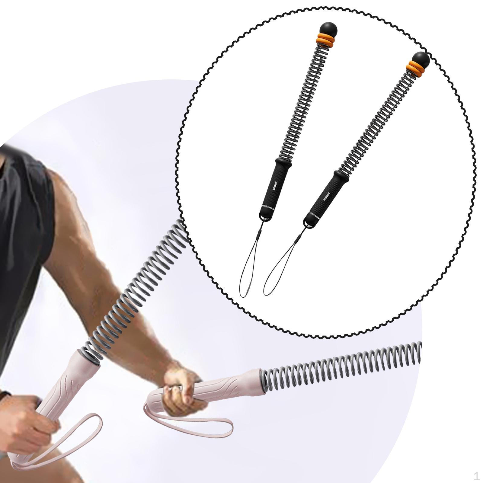 2Pcs Ropeless Battle Rope Muscle Building Portable Professional Workout