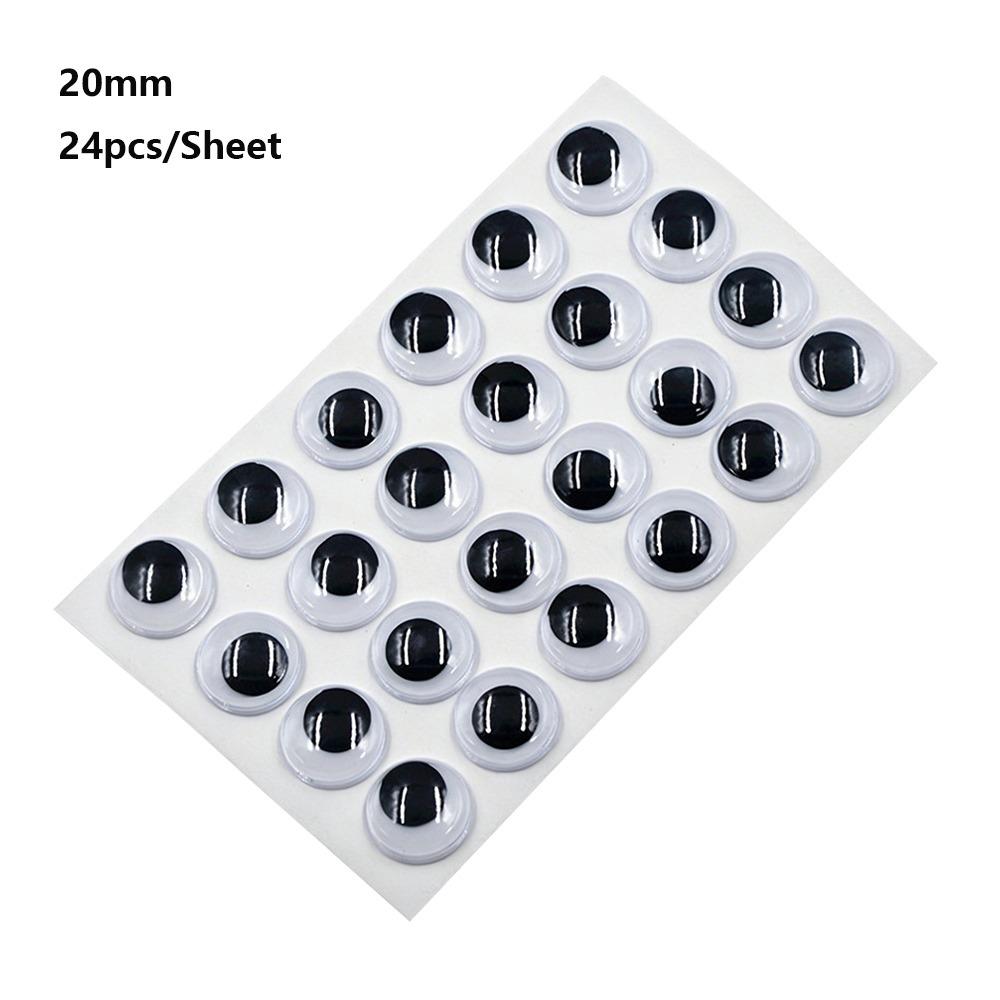 1Sheet Plastic Dolls Activity Eyes 3D Kindergarten Handmade Dolls Eyes