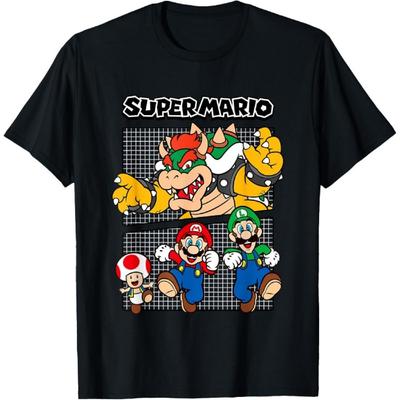 Super Mario Bowser & Friends Classic Trio Jump T-Shirt