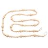 Curtain Tiebacks-Wood Bead Curtain Tie Back Beaded- Window Tieback Natural Wooden Decorative