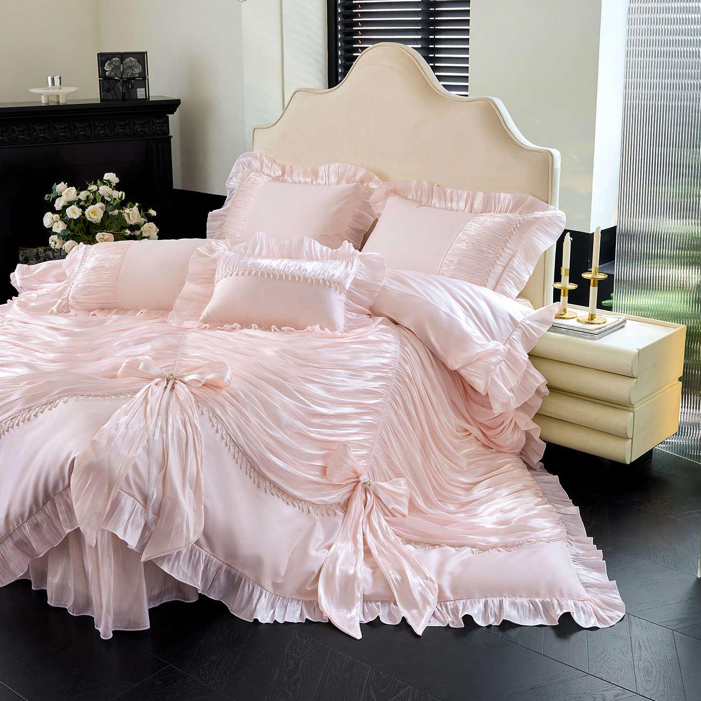 French Court Style Cotton Four-Piece Bedding
