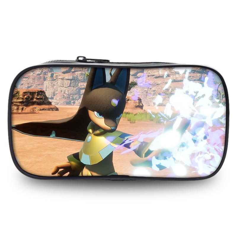 Trousse à crayons étudiante grande capacité Palworld Sac à papeterie élégant en polyester